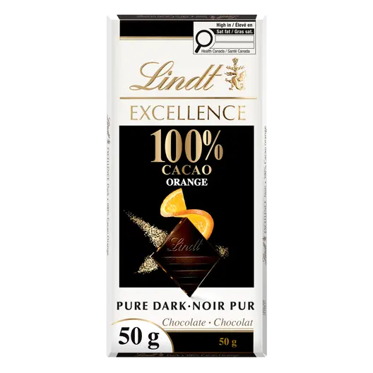 Family Bar 100% Cocoa Dark Orange 50 g