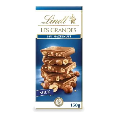 Les Grandes Milk Chocolate Hazelnut Bar