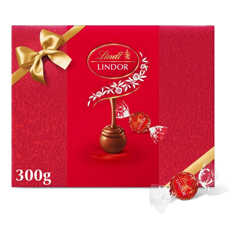 Lindor 300g Milk Gift Box Chocolate Truffles