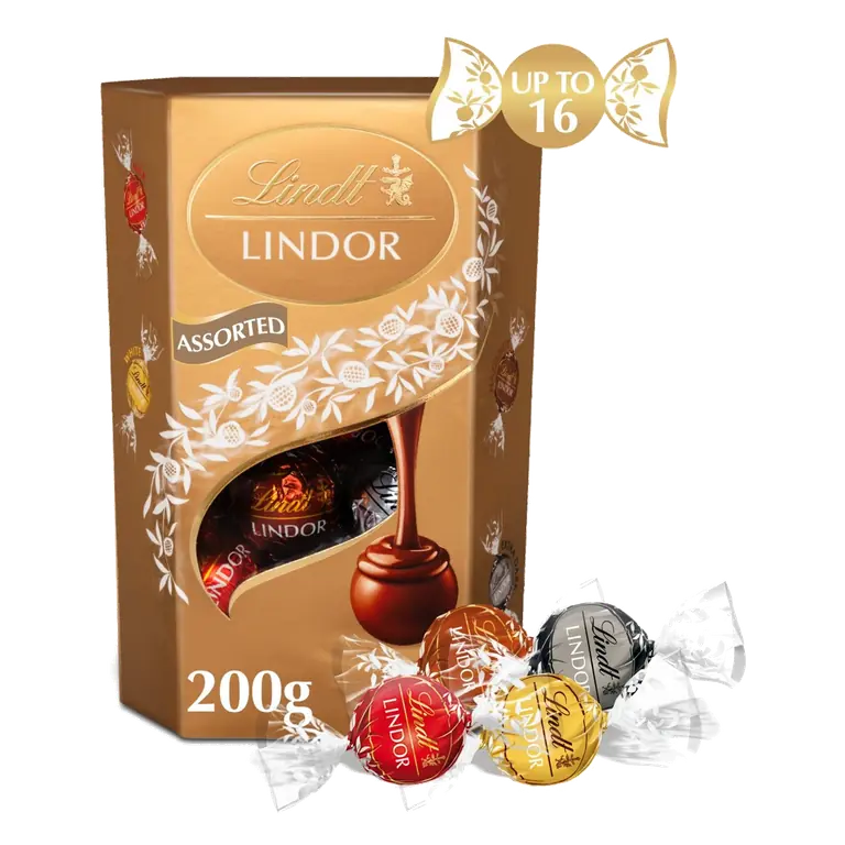 Lindor Assorted Chocolate Truffles Box 200g