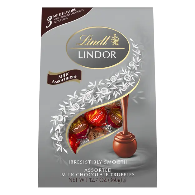 Lindor Assorted Milk Chocolate Candy Truffles
