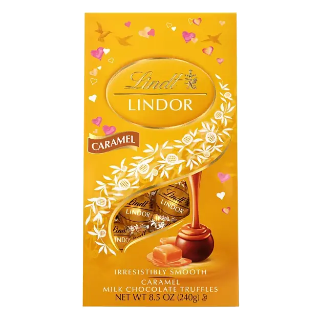 Lindor Caramel Milk Chocolate Truffles