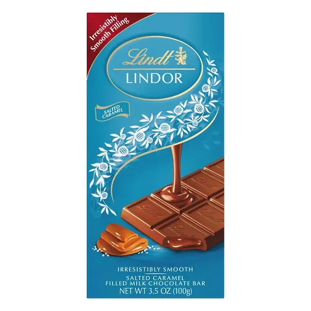 Lindor Chocolate Bar, Salted Caramel