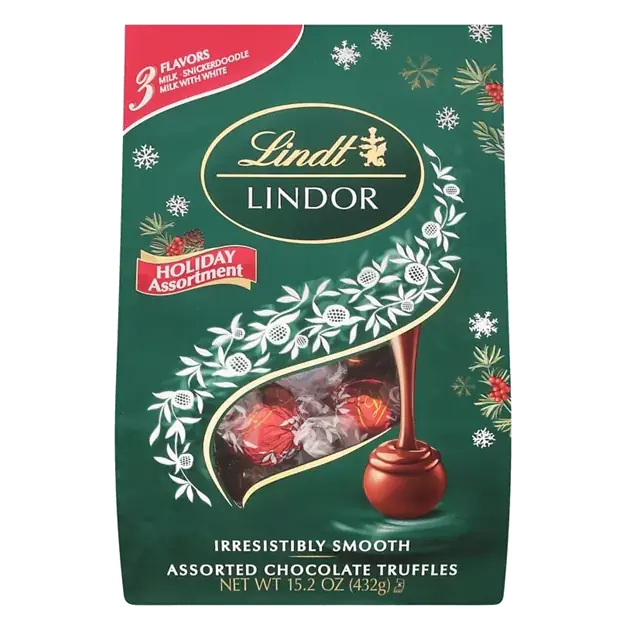 Lindor Chocolate Truffles, Holiday Assortment