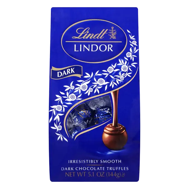Lindor Dark Chocolate Candy Truffles