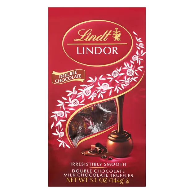 Lindor Double Milk Chocolate Candy Truffles