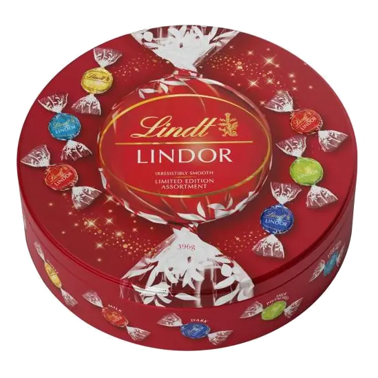Lindor Limited Edition Chocolate Round Tin