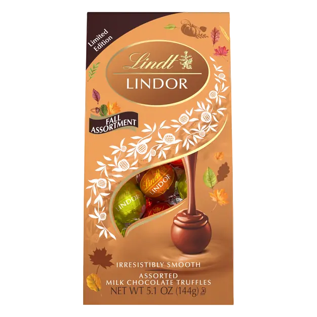 Lindor Milk Chcolate Truffles Fall Assortment