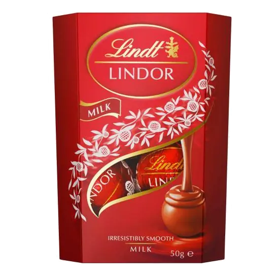 Lindor Milk Chocolate Mini Cornet Box