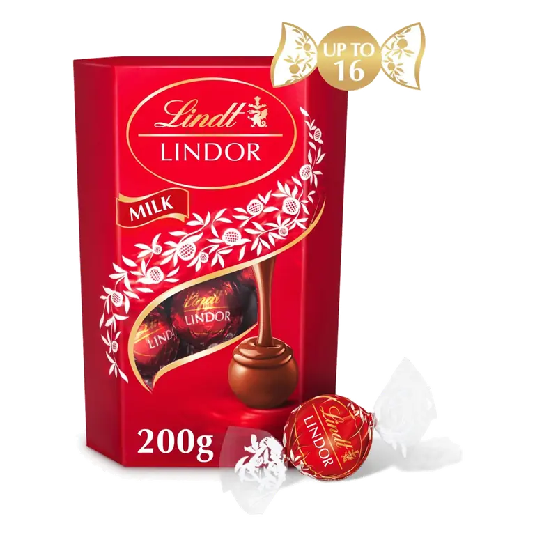 Lindor Milk Chocolate Truffles Box 200g