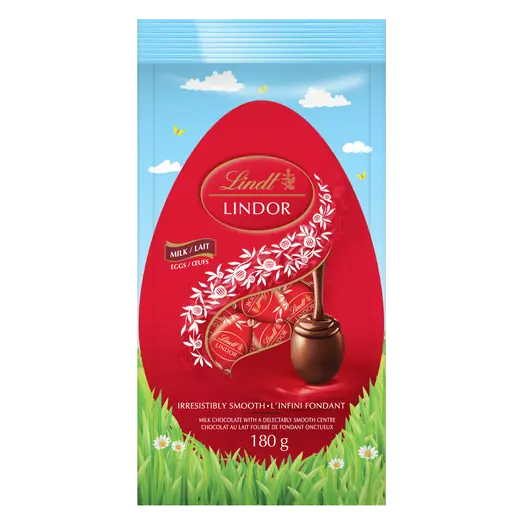 Lindor Mini Easter Eggs Milk Chocolate Pouch 180 g