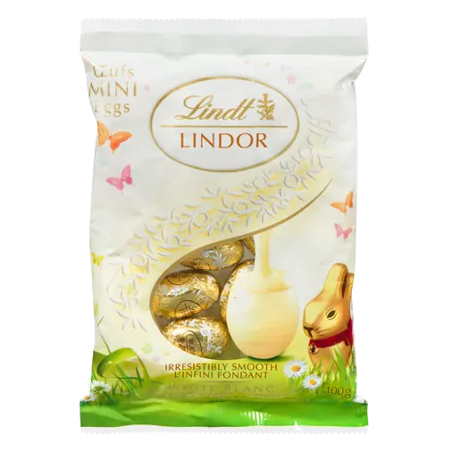 Lindor Mini Eggs White Chocolate Bag 100 g