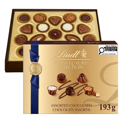 Chocolate Swiss Luxury Selection Box Assorted 193 g