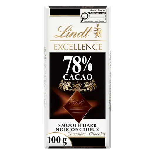 Excellence Dark Chocolate Bar 78% Cacao 100 g