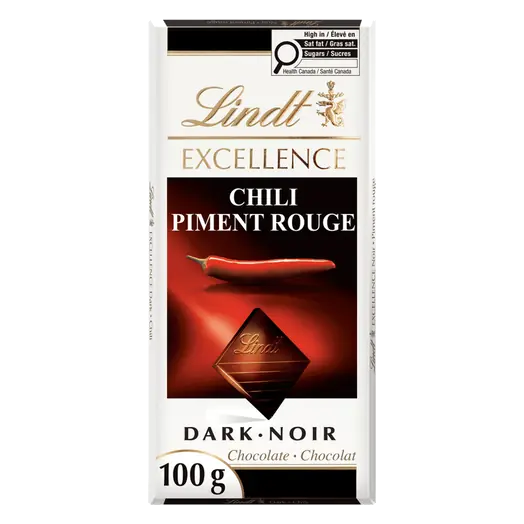 Excellence Dark Chocolate Bar Chili 100 g