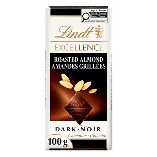 Excellence Dark Chocolate Bar Roasted Almond 100 g