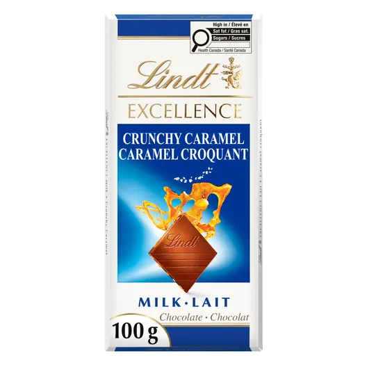 Excellence Milk Chocolate Bar Crunchy Caramel 100 g