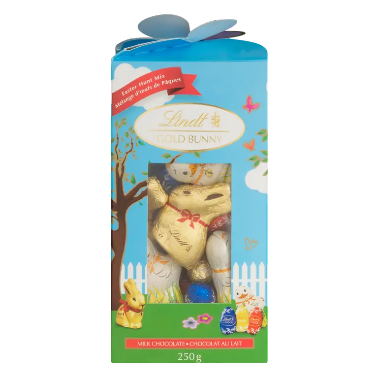 Gold Easter Bunny Milk Chocolate Hunt Box 250 g