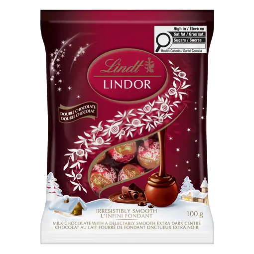 Lindor Double Chocolate Mini Ball 100 g
