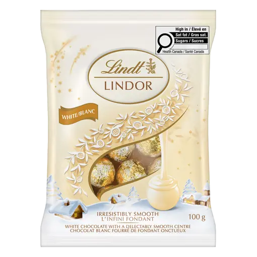Lindor Mini White Chocolate Balls 100 g