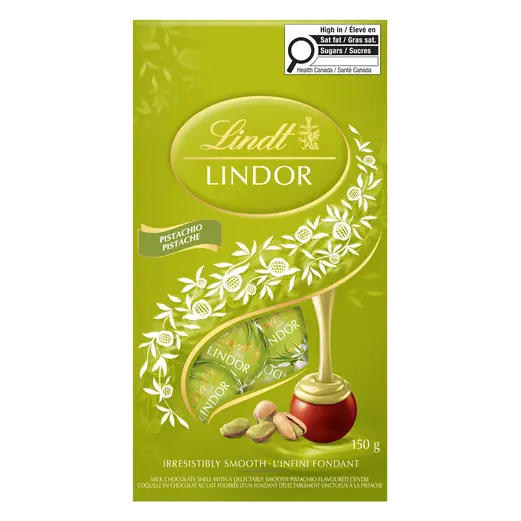 Lindor Truffles Milk Chocolate Smooth Pistachio Bag 150 g