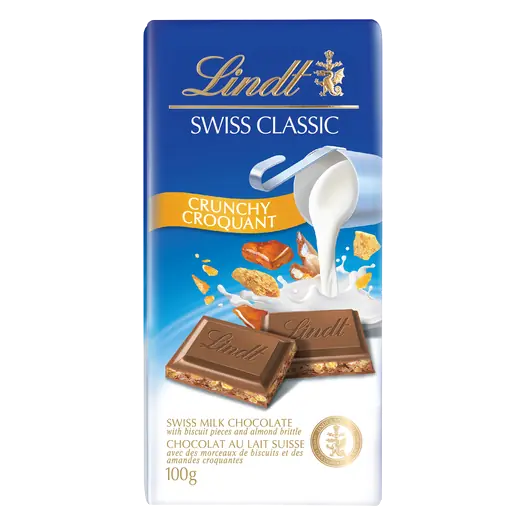 Swiss Classic Milk Chocolate Bar Crunchy 100 g