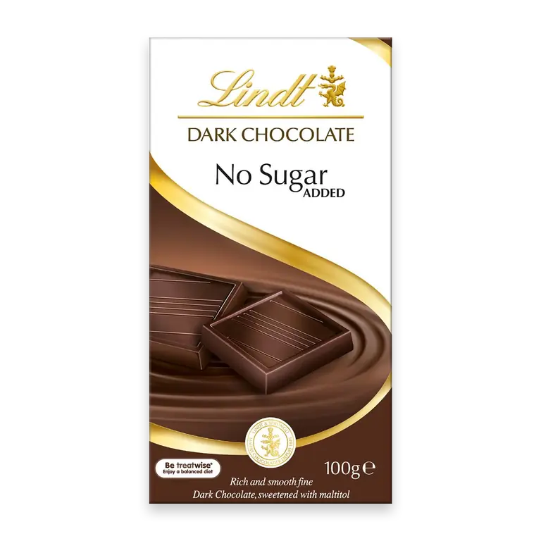 No Sugar Added Dark Chocolate Block