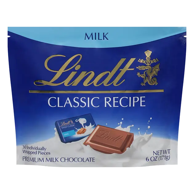 Lindt Premium Classic Recipe Milk Chocolate 6 oz