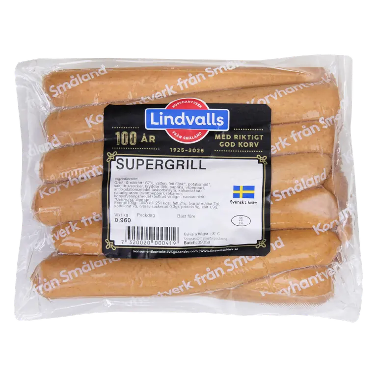 Grillkorv Skinnfri