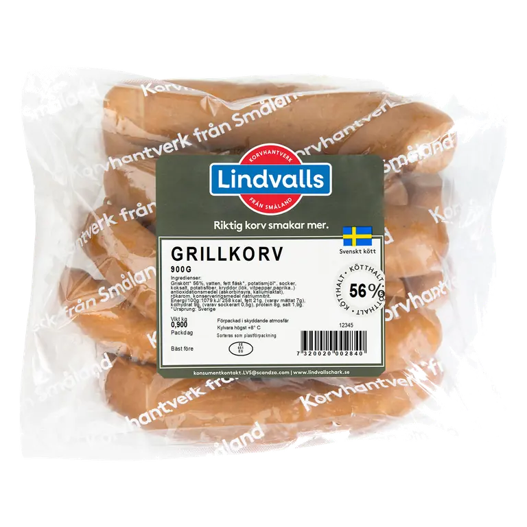 Grillkorv Tjock