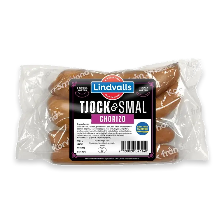 Kryddkorv Chorizo 2 Tjocka & 4 Smala 420g