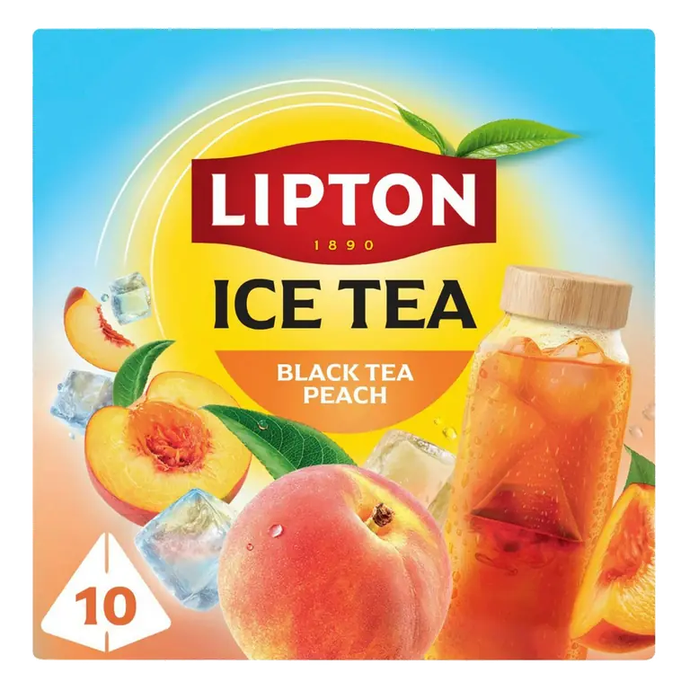 Black Tea 10 x 3.5g Peach Pyramid Ice Tea Bags