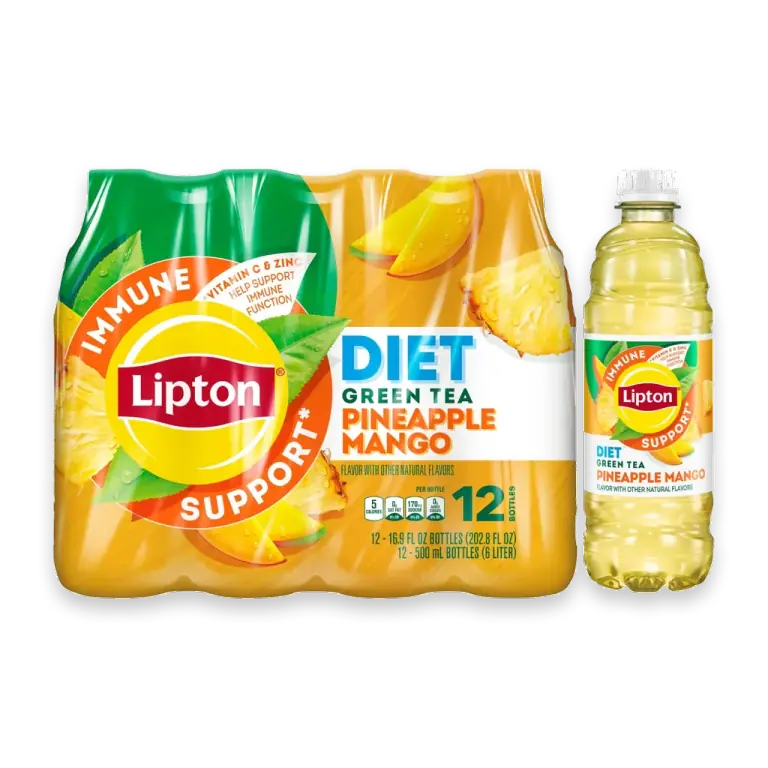Diet Pineapple Mango Green Iced Tea Multipack Bottles