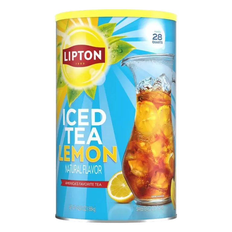 Lipton Sweetened Lemon Iced Tea Mix, 69oz: Caffeinated