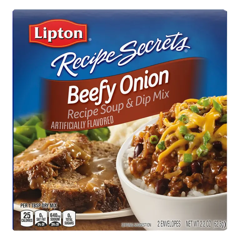 Recipe Secrets Beefy Onion Soup and Dip Mix
