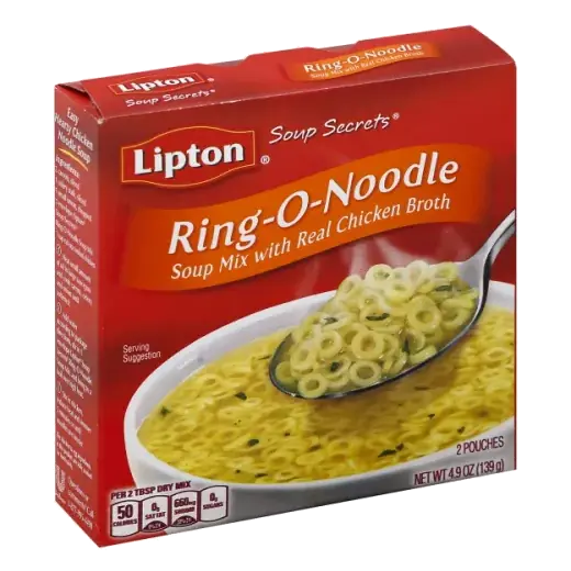 Ring-O-Noodle Soup Mix with Real Chicken Flavor Broth
