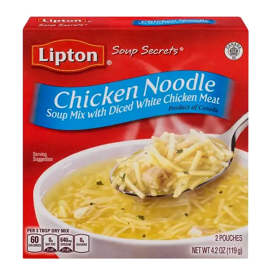 Lipton Chicken Noodle with Meat Soup Mix - 2 ct