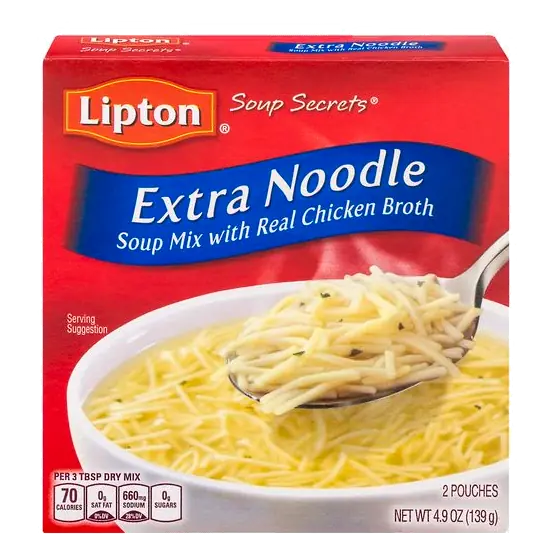Lipton Extra Noodle Soup Mix - 2 ct