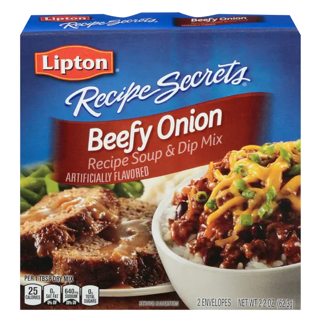 Lipton Recipe Secrets Beefy Onion Soup & Dip Mix - 2 ct