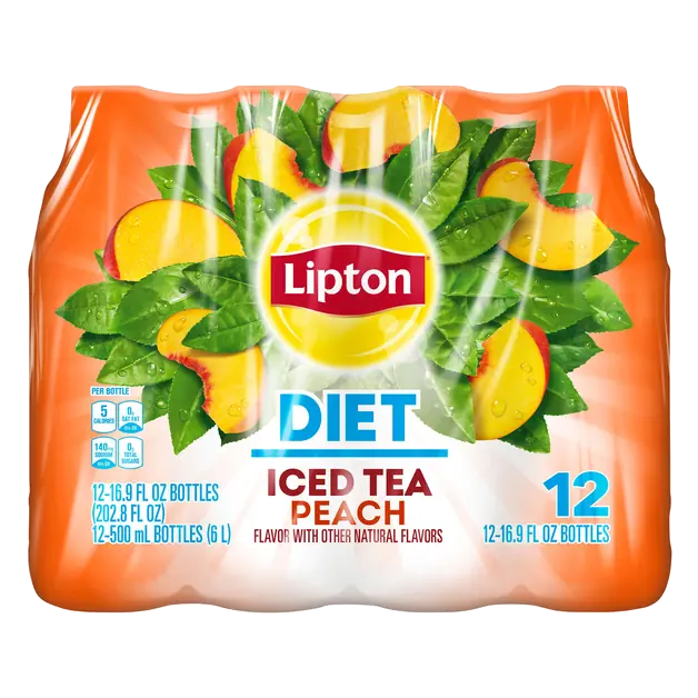 Lipton Diet Peach Flavor Iced Tea -12 pk