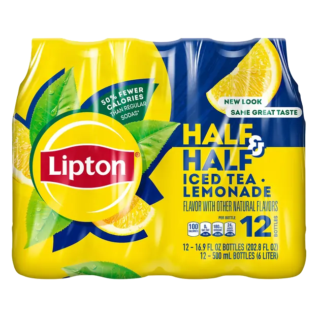 Lipton Half & Half Iced Tea & Lemonade - 12 pk