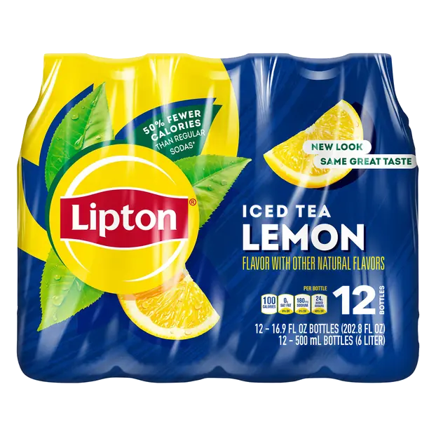 Lipton Lemon Flavor Iced Tea - 12 pk