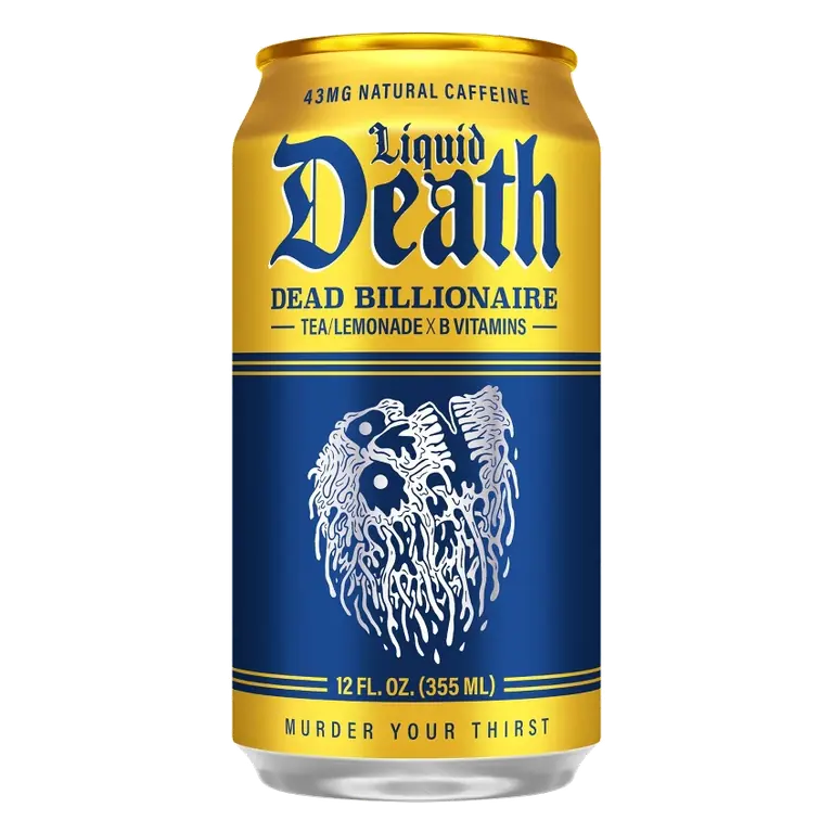 Liquid Death Dead Billionaire Tea, 12 fl oz
