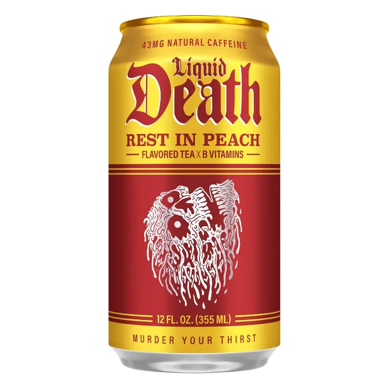 Liquid Death Rest in Peach Tea, 12 fl oz