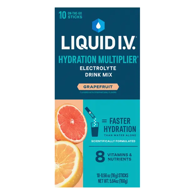 Grapefruit Electrolyte Drink Mix Sticks - 10 ct