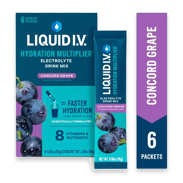 Hydration Multiplier Electrolytes Concord Grape Drink Mix Packets