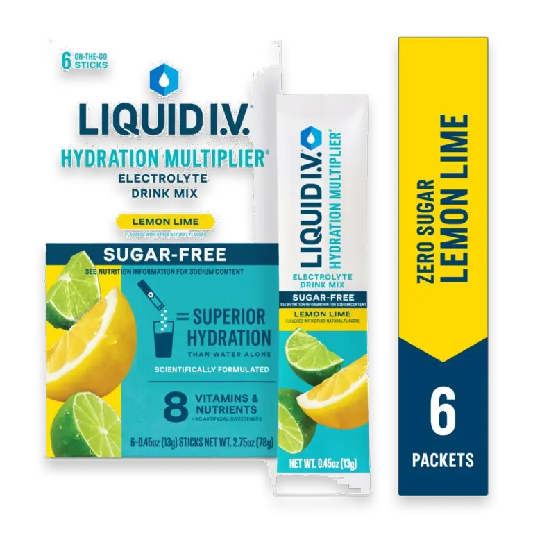 Hydration Multiplier Zero Sugar Electrolytes Lemon Lime Drink Mix Packets