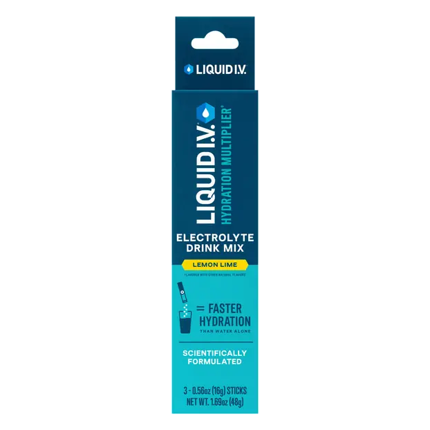 Lemon Lime Electrolyte Drink Mix Sticks - 3 ct