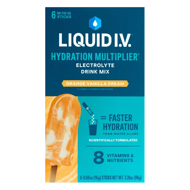 Orange Vanilla Dream Electrolyte Drink Mix - 6 ct