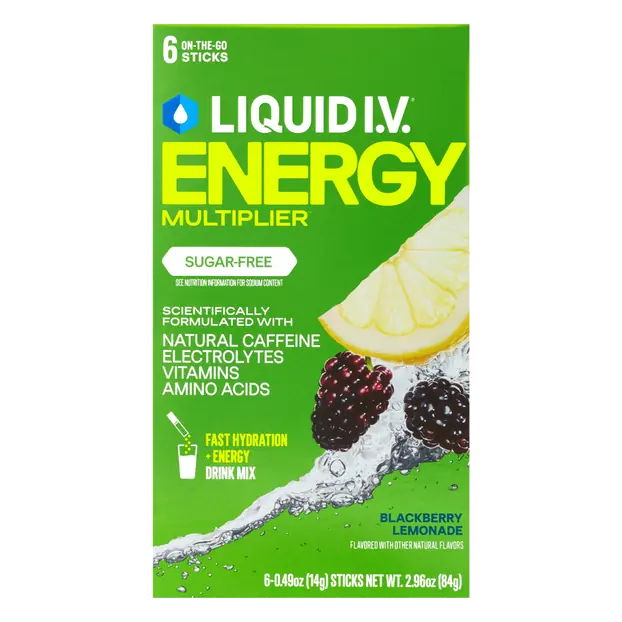 Sugar Free Blackberry Lemonade Energy Drink Mix - 6 ct
